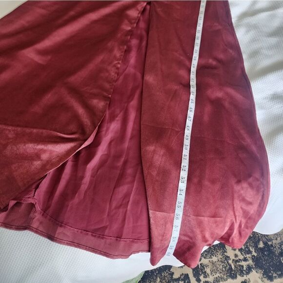 Lulu's front long slit bridesmaid collection special occasions maxi dress - Picture 7 of 16